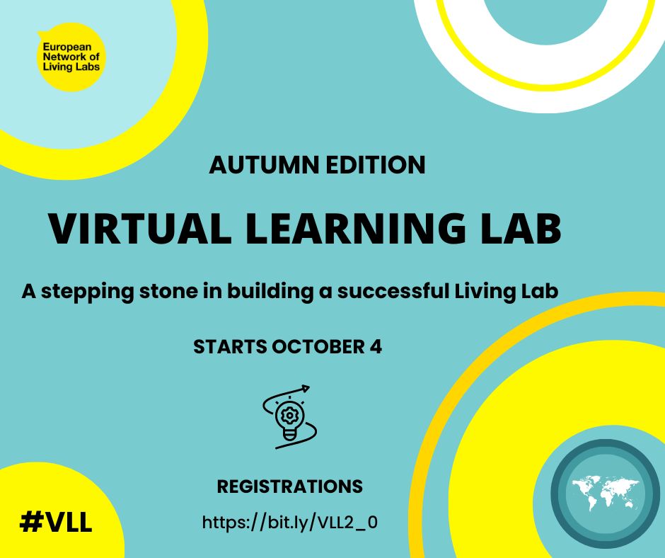 The Autumn Edition of the Virtual Learning Lab of the European Network of Living Labs