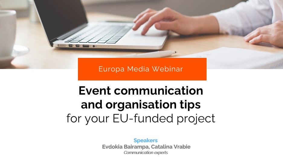 Event communication and organisation tips for your EU-funded project