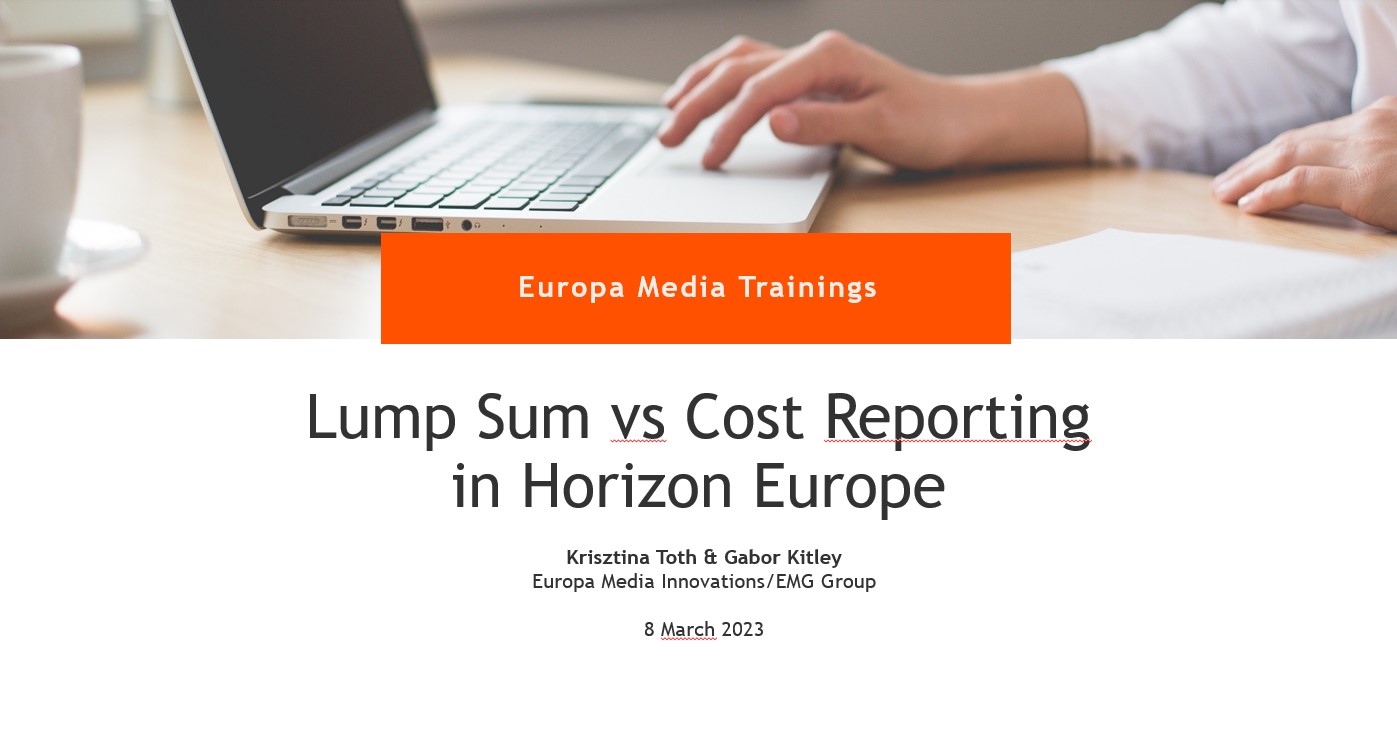 Lump Sum vs Cost Reporting in Horizon Europe 