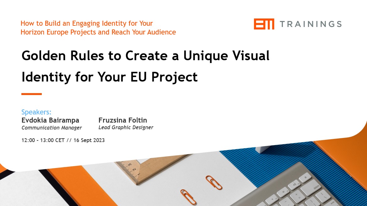 Golden rules to create a unique visual identity for your EU project